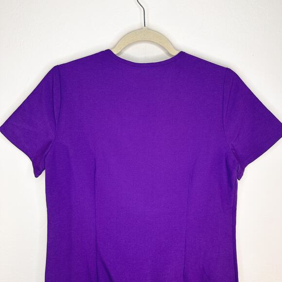 Figs Casma Three Pocket Technical Scrub Top Ultraviolet Purple Womens XS - Picture 11 of 16